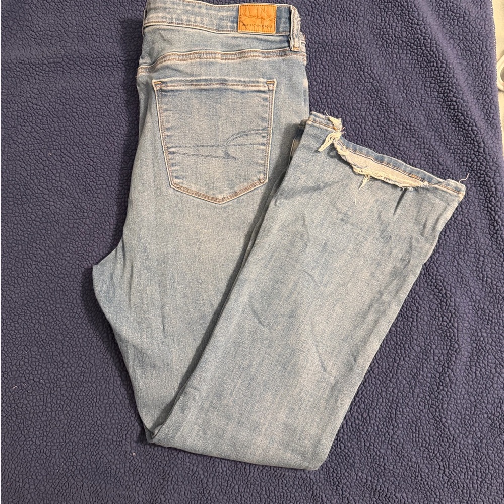 American Eagle Outfitters Light Blue Boot Cut Jeans